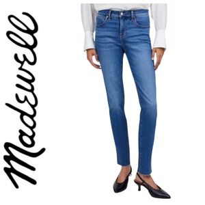 Madewell Stovepipe Jean Harsdale Raw Hem Jeans Size 24 NWT $138